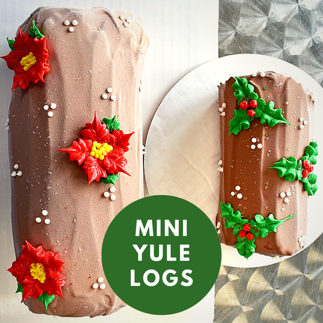 Mini Yule Logs  The Hop Handcrafted Ice Cream